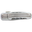2005-2011 Dodge Dakota Rear Door Handle RH, chrme, w/o Hole, w/Slash Desgn Lvr.