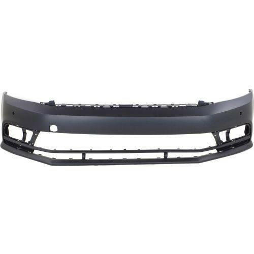 2015-2016 Volkswagen Jetta Front Bumper Cover, w/o HLW, w/Parking Assist, Exc GLI.