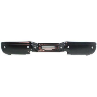 2003-2007 F-250 Pickup Step Bumper, Black, Steel, W/ Rear Object Sensor Hole.