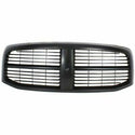 2006-2009 Dodge Pickup Truck Grille, Black.