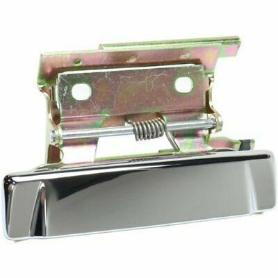 1982-1991 BMW 3- Rear Door Handle LH, Outside, All Chrome, Cover+base.