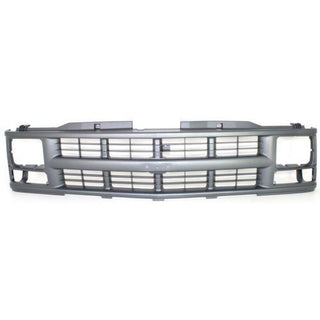 1994-1999 Chevy Suburban Grille, Silver/gray - Classic 2 Current Fabrication
