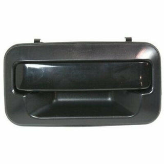 1987-1996 Mitsubishi Mighty Max Front Door Handle LH, Smooth Black.