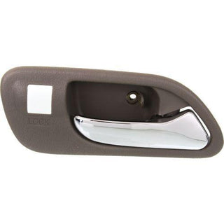 2001-2006 Acura MDX Front Door Handle RH, Chrome Lever+beige Housing.