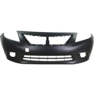 2012-2014 Nissan Versa Front Bumper Cover, Manual/Transmission, Sedan-CAPA.