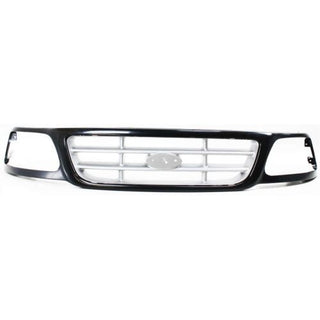 1999-2003 Ford F-150 Grille, Cross Bar, Primed Shell/Silver Insert - Classic 2 Current Fabrication