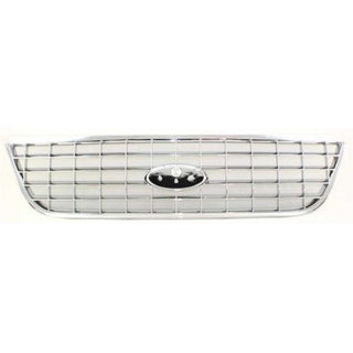 2002-2005 Ford Explorer Grille, Chrome - Classic 2 Current Fabrication