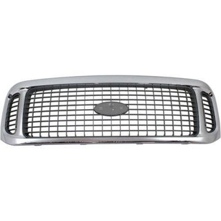 2002-2004 Ford Excursion Grille, Chrome Shell/charcoa - Classic 2 Current Fabrication