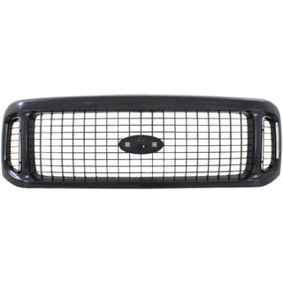 2001 Ford Excursion Grille, Black Shell/Dark Gray - Classic 2 Current Fabrication