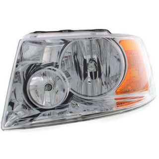 2003-2006 Ford Expedition Head Light LH, Assembly, Chrome Interior.