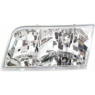 1998-2011 Ford Crown Victoria Head Light LH, Lens And Housing.