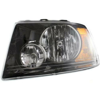 2003-2006 Ford Expedition Head Light LH, Assembly, Black Interior.