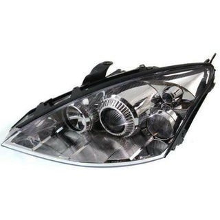2002-2005 Ford Focus Head Light LH, Lens & Housing, w/Out Bulb & Ballast.
