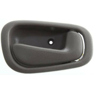 1998-2002 Geo Prizm Rear Door Handle RH, Gray, Manual Lock, w/o Lock Hole.