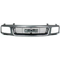 1994-1997 GMC Sonoma Grille, Chrome Shell/Silver - Classic 2 Current Fabrication