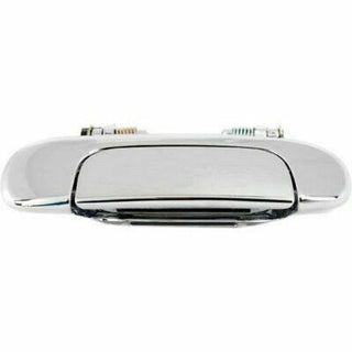 1999-2003 Mazda Protege Rear Door Handle RH, All Chrome, w/o Keyhole.