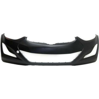 2014-2016 Hyundai Elantra Front Bumper Cover, Primed, Sedan-CAPA.