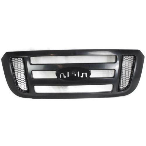 2006-2011 Ford Ranger Grille, Painted-Black.