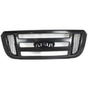 2006-2011 Ford Ranger Grille, Painted-Black.