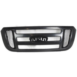 2006-2011 Ford Ranger Grille, Painted-Black.