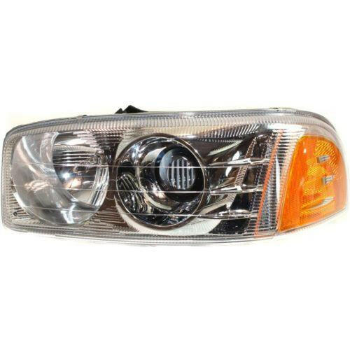 2003-2007 GMC Sierra 1500 Head Light LH, Assembly, Denali Model.