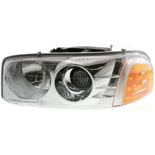 2003-2007 GMC Sierra 1500 Head Light LH, Assembly, Denali Model - Capa.
