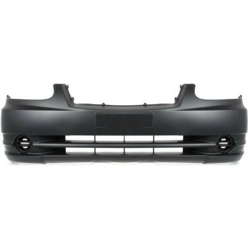 2003-2006 Hyundai Accent Front Bumper Cover, Primed, w/o Fog Lamp Hole.