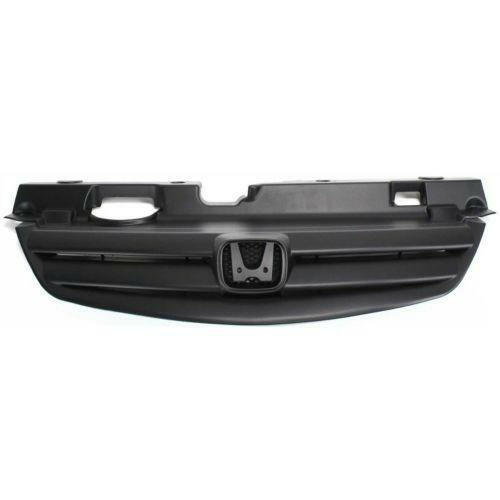 2001-2003 Honda Civic Grille, Insert, Painted-Black.