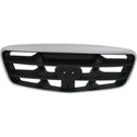 2001-2003 Hyundai Elantra Grille, Chrome Shell/Black.