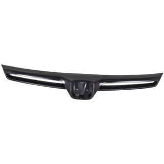 2006-2008 Honda Civic Grille, Painted-Black, Coupe - Classic 2 Current Fabrication