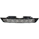 2007-2009 Honda CR-V Front Bumper Grille, Lower, Black.