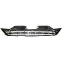 2007-2009 Honda CR-V Front Bumper Grille, Lower, Black (CAPA).