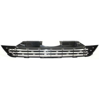 2007-2009 Honda CR-V Front Bumper Grille, Lower, Black (CAPA).