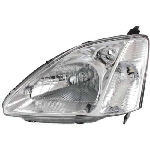 2002-2003 Honda Civic Head Light LH, Lens And Housing, Hatchback.