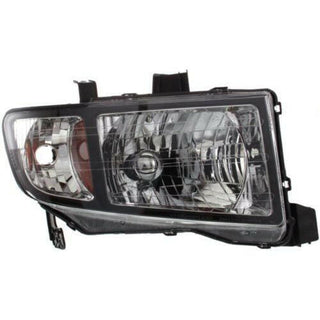 2006-2008 Honda Ridgeline Head Light RH, Lens And Housing.