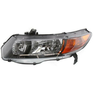 2006-2007 Honda Civic Head Light LH, Assembly, Halogen, Coupe.