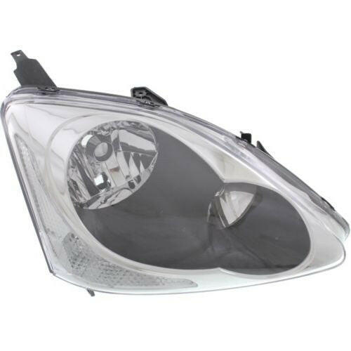 2004-2005 Honda Civic Head Light RH, Lens And Housing, Hatchback.