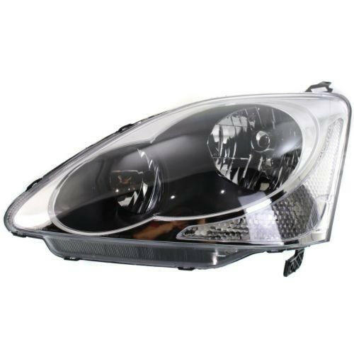 2004-2005 Honda Civic Head Light LH, Lens And Housing, Hatchback.