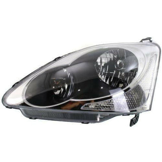 2004-2005 Honda Civic Head Light LH, Lens And Housing, Hatchback.