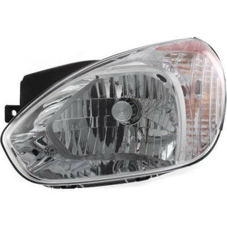 2006 Hyundai Accent Head Light LH, Assembly, Sedan.