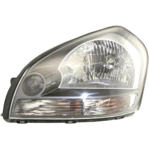 2005-2009 Hyundai Tucson Head Light LH, Assembly, With Clear Turn Signal.