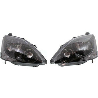 2004-2005 Honda Civic Clear Head Light, Lens/Housing, Bezel, Hatchback.