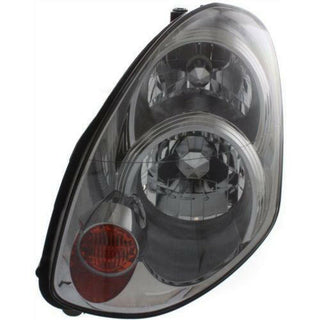 2005 Infiniti G35 Head Light LH, Assembly, Hid, With Hid Kit, Sedan.