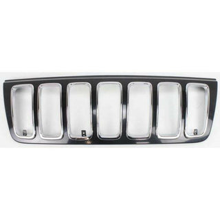 2001-2003 Jeep Grand Cherokee Grille, Black.