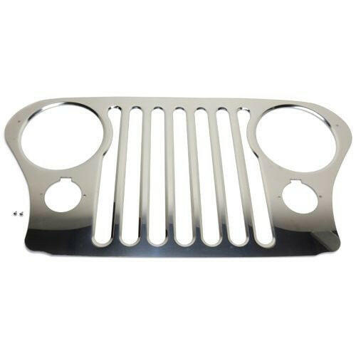 1972-1986 Jeep CJ 5, Jeep CJ 7 Grille, Stainless.