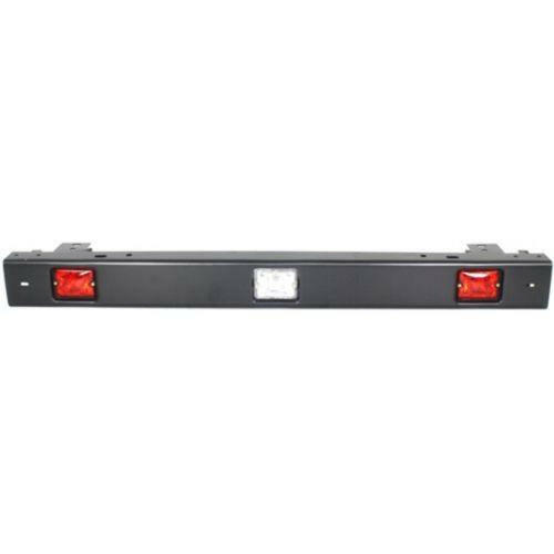 1997-2006 JEEP WRANGLER REAR BUMPER, Painted - Black.