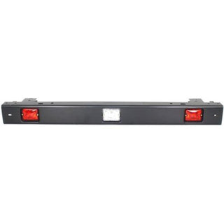 1997-2006 JEEP WRANGLER REAR BUMPER, Painted - Black - Classic 2 Current Fabrication