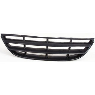 2004-2005 Kia Spectra Grille, Plastic, Painted-Black - Classic 2 Current Fabrication