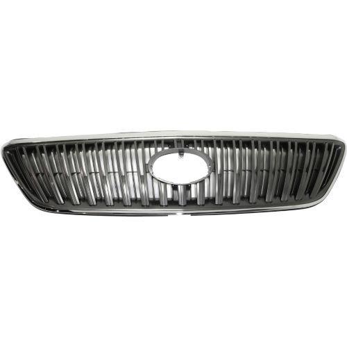 2004-2006 Lexus Rx330 Grille, Chrome Shell/Silver Gray - Classic 2 Current Fabrication