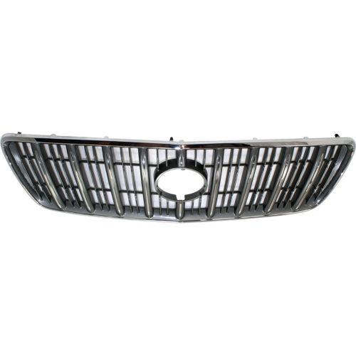 2000-2003 BMW X300 Grille, Vertical Bar, Chrome Shell/gray Insert - Classic 2 Current Fabrication
